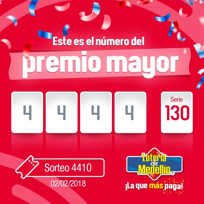 En Bello se vendieron las fracciones ganadoras del Premio Mayor de la Lotería de Medellín