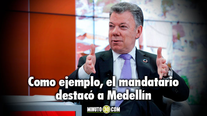 santos-destaco-a-medellin