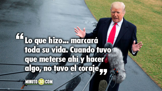 Trump se despacha en contra de policía que no hizo nada cuando Nikolas Cruz abrió fuego contra víctimas