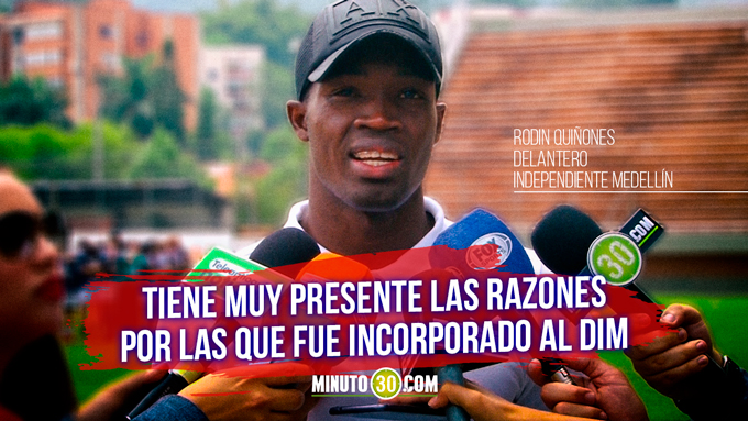Rodin Quiñones entre los convocados de Medellín para enfrentar al Once Caldas 3 680 Rodin Quinones es uno de los convocados para enfrentar al Once Caldas