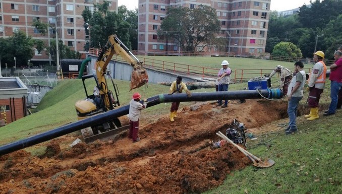 Por nuevo daño fue necesario interrumpir servicio de acueducto en el centroccidente de Medellín