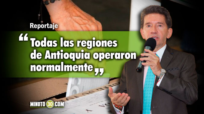 Antioquia votó con tranquilidad
