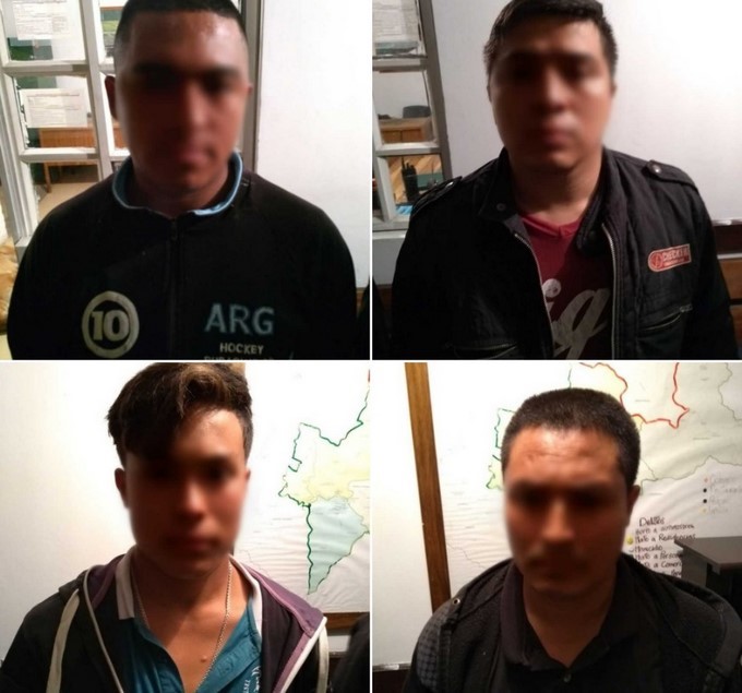 EN FOTOS: Capturaron a cuatro sujetos mientras hurtaban una propiedad privada 3 Capturado 4 hombres en flagrancia en Palmas