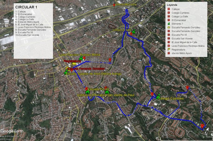 Envigado habilitará rutas de transporte gratuitas durante jornada de votación 5 Circular N%C2%B0 1A Copiar
