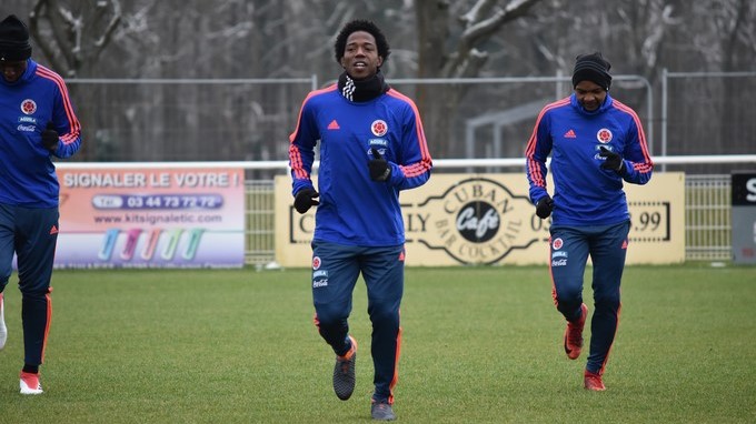 EN FOTOS: ¡Vamos Colombia! Así entra en "calor" la Selección en Francia 1 Entrenamiento Selecci%C3%B3n Colombia en Francia 2