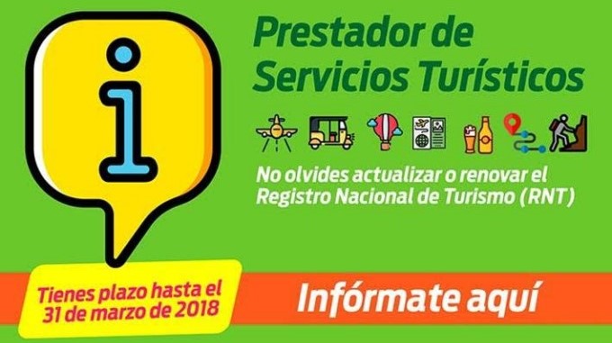 El 31 de marzo es la fecha límite para que los Prestadores de Servicios Turísticos de Envigado actualicen el Registro Nacional de Turismo (RNT)
