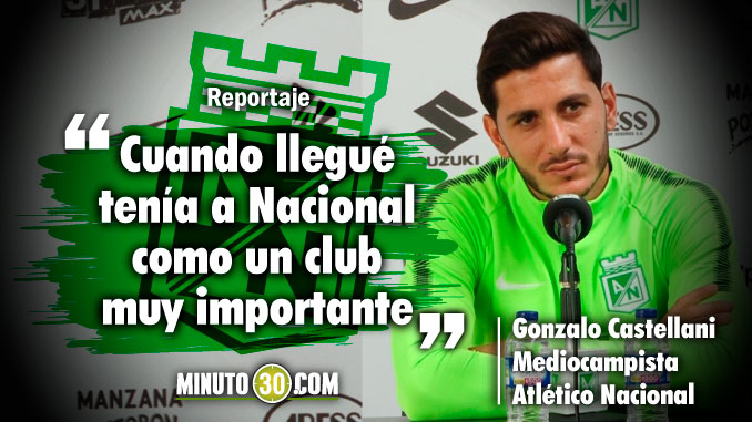 Gonzalo Castellani comentó cómo ha vivido su entrada a Atlético Nacional 3 Gonzalo Castellani comento como vive su entrada a Nacional
