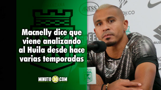 Macnelly regresaría a la titular para frenar al Atlético Huila 3 Nacional rotaria de nuevo el equipo para enfrentar a Huila1