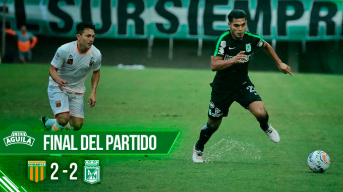 Envigado le sacó el triunfo del bolsillo a Nacional 1 Nacional envigado Copiar