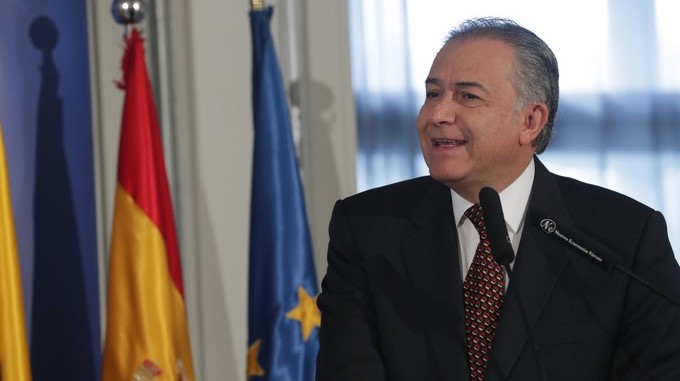 El vicepresidente Óscar Naranjo.