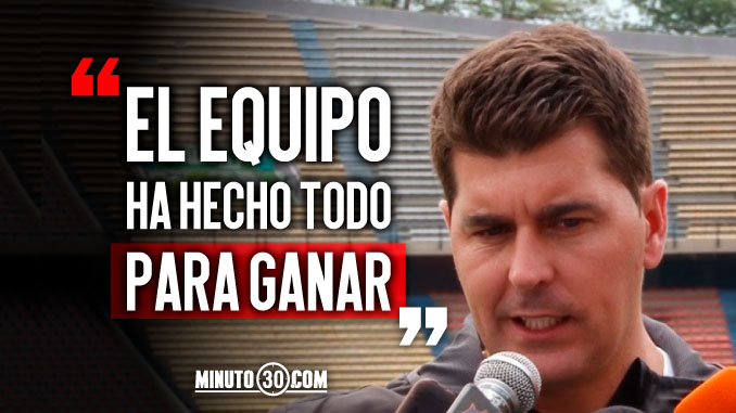 Rescalvo defendió a su equipo luego de la derrota ante Once Caldas 3 Rescalvo defendio a su equipo luego de la derrota ante Once Caldas