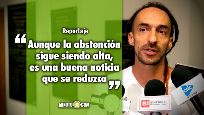 Se redujo la abstención en Colombia, Daniel Carvalho