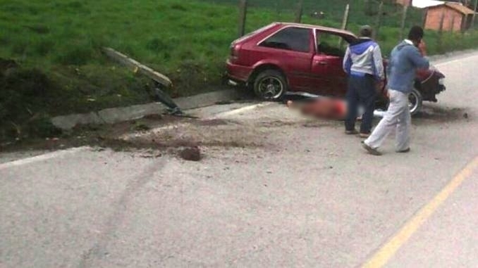 Accidente en La Unión