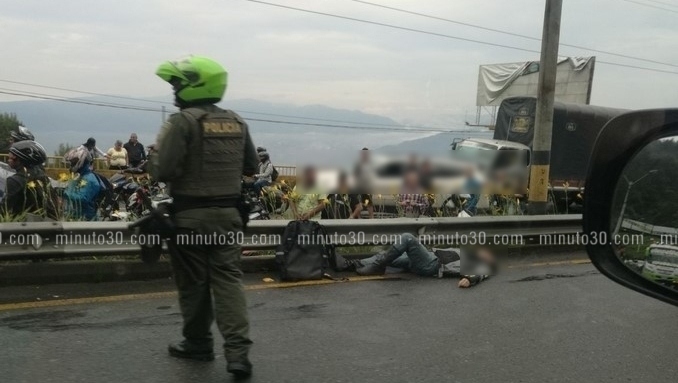 Fuerte congestión tras choque múltiple en Las Palmas