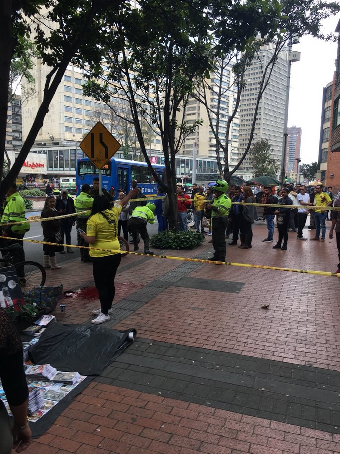 Balacera en medio de un intento de hurto a casa de cambio en Bogotá