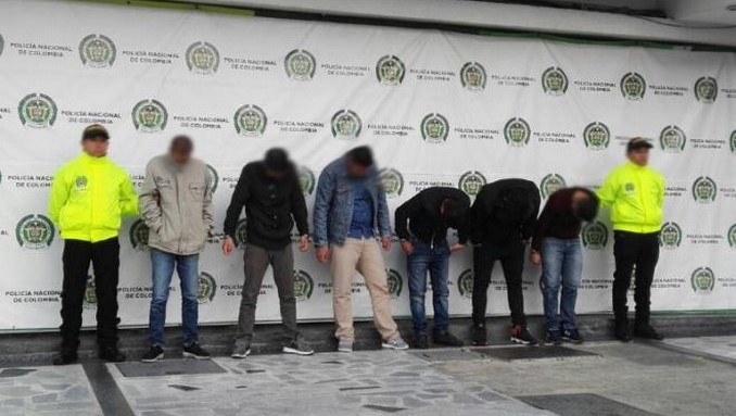 Capturaron a varios miembros de la banda 'los Taquilleros' en Bogotá