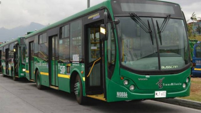 bus alimentador del Transmilenio