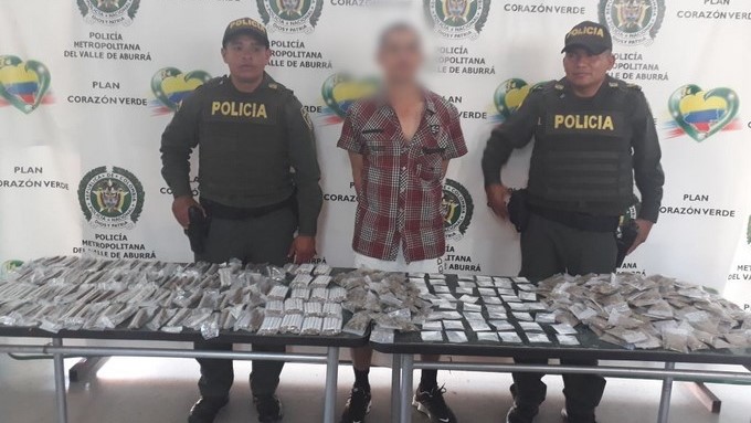capturado con marihuana y perico