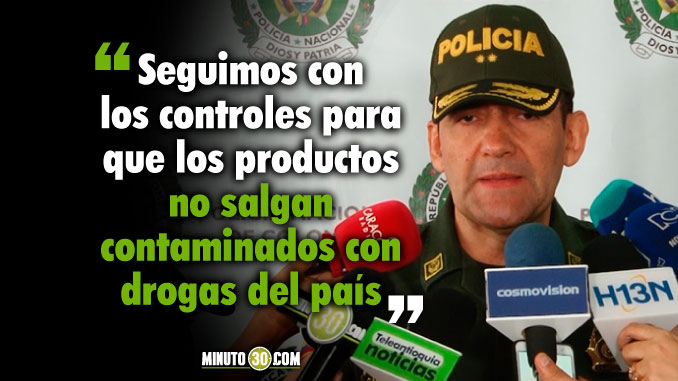 Este año las autoridades en Urabá han incautado 8 toneladas de droga escondidas entre plátanos
