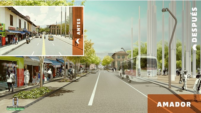 calle Amador, intervención del centro