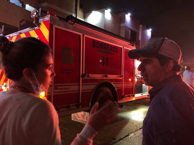 Por incendio en la Clínica Reina Catalina de Barranquilla fueron evacuados 194 pacientes