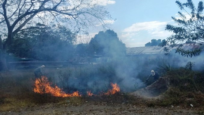 Controlan incendio en lote de Puerto Salgar, Cundinamarca