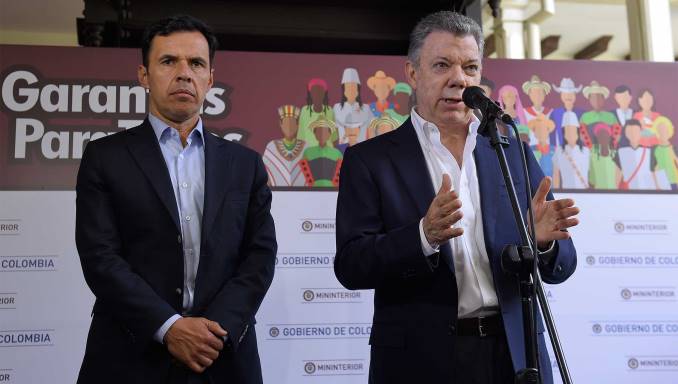 VIDEO: Según Santos, recibió un positivo reporte del orden público durante las elecciones