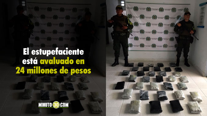 Dentro de una fotocopiadora, así hallaron 36 kilos de marihuana en vía de Urabá