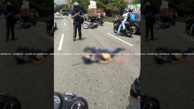Motociclista muerto avenida Regional