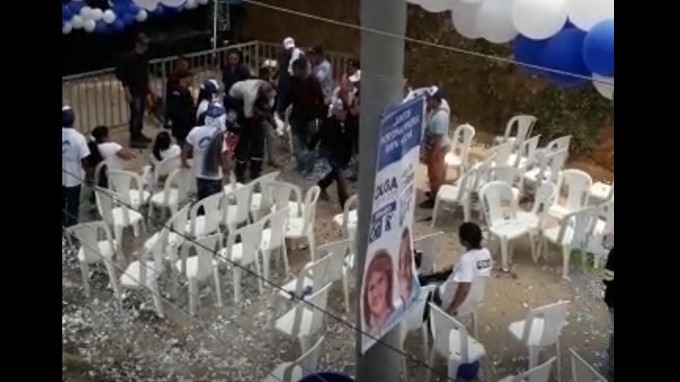 Atentao en Segovia durante campaña política