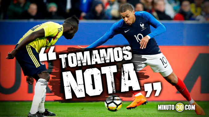 Deschamps: "Colombia nos ha dado una lección" 1 seleccion tomamos nota