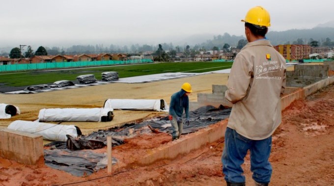 En La Ceja se construye unidad deportiva que contará con una cancha de fútbol profesional