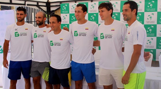 Santiago Giraldo y Thiago Monteiro abren la serie en la Copa Davis en Barranquilla 1 CopaD