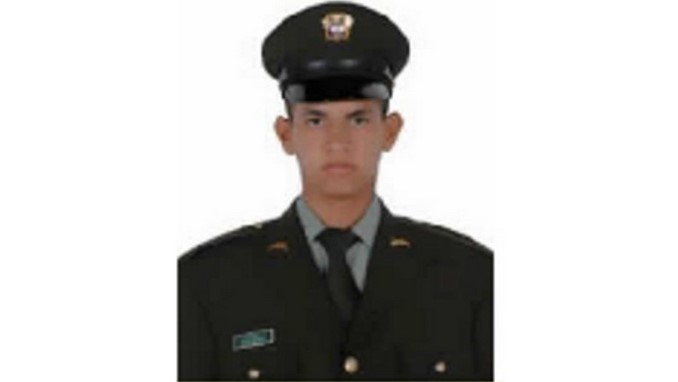 El patrullero Jorge Pacheco Solano