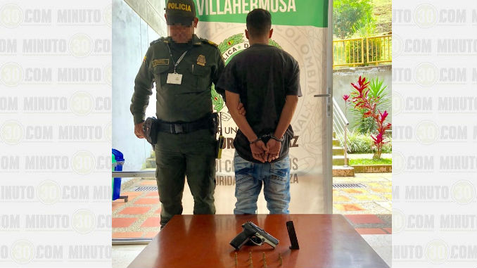 FOTOS: Tres personas capturadas en el oriente de Medellín con armas y munición 1 Porte_Ilegal2