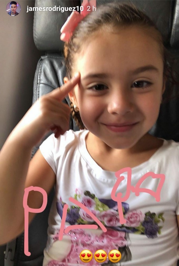 Foto. Por si no sabías cuál es la mayor de motivación de James, aquí está 3 SALOME HIJA DE JAMES Copiar