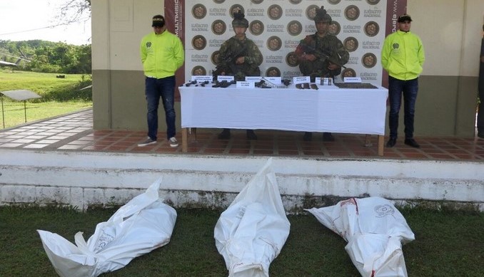 El Ejército entregó los detalles sobre el operativo en el que tres integrantes del 'Clan del Golfo' fueron abatidos tres integrantes del 'Clan del Golfo'.