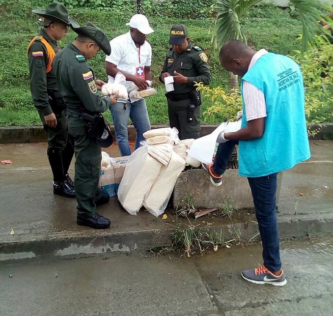 Incautan una gran cantidad de alimentos en el Chocó transportados sin medidas sanitarias