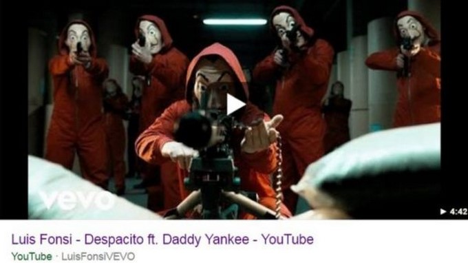 Captura de pantalla cuando se intenta reproducir ‘Despacito’ en Youtube
