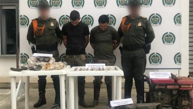 Así cayeron 'Los Cuarzos', banda que extraía ilegalmente minerales utilizando explosivos