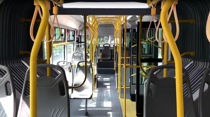 Línea 1 de buses del Metro ya cuenta con su primer bus eléctrico articulado