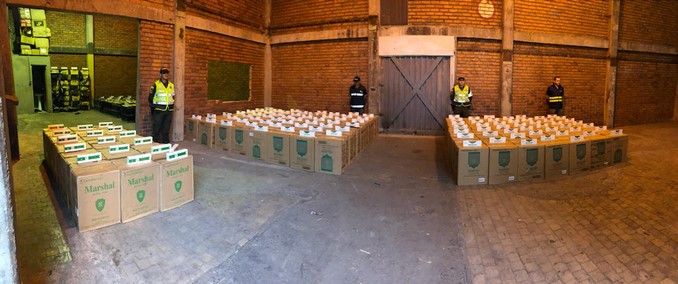 199.000 cajetillas de cigarrillo incautaron las autoridades en Yumbo