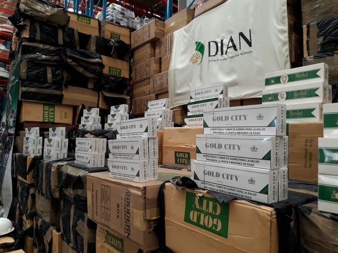 199.000 cajetillas de cigarrillo incautaron las autoridades en Yumbo
