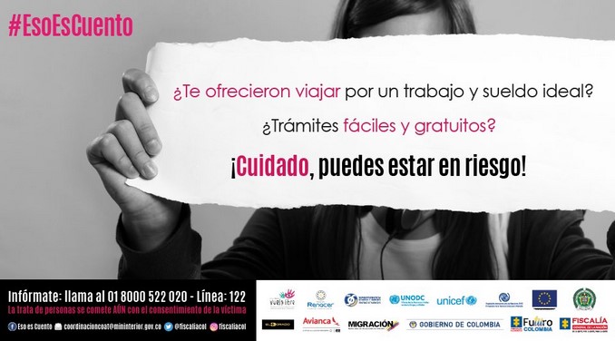 Campaña contra la trata de personas