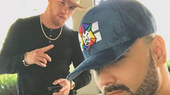 "Canelo! Álvarez y Miguel José Leone/ Tomada de Instagram: @miguelleone