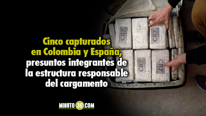 Incautaron en España una tonelada de cocaína que salió de Colombia
