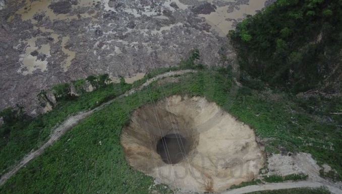 Así se ve el nuevo derrumbe en el túnel de Hidroituango