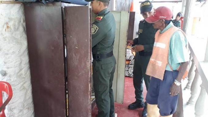 En un hogar geriátrico de Leticia la Policía adelantó un plan de desarme voluntario