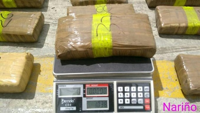 El olfato de 'Nico' permitió la incautación de 123 kilos de marihuana