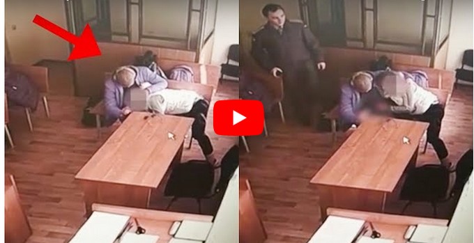Vídeo. Sexo oral ante el juez, a ella nada ni nadie la detuvo